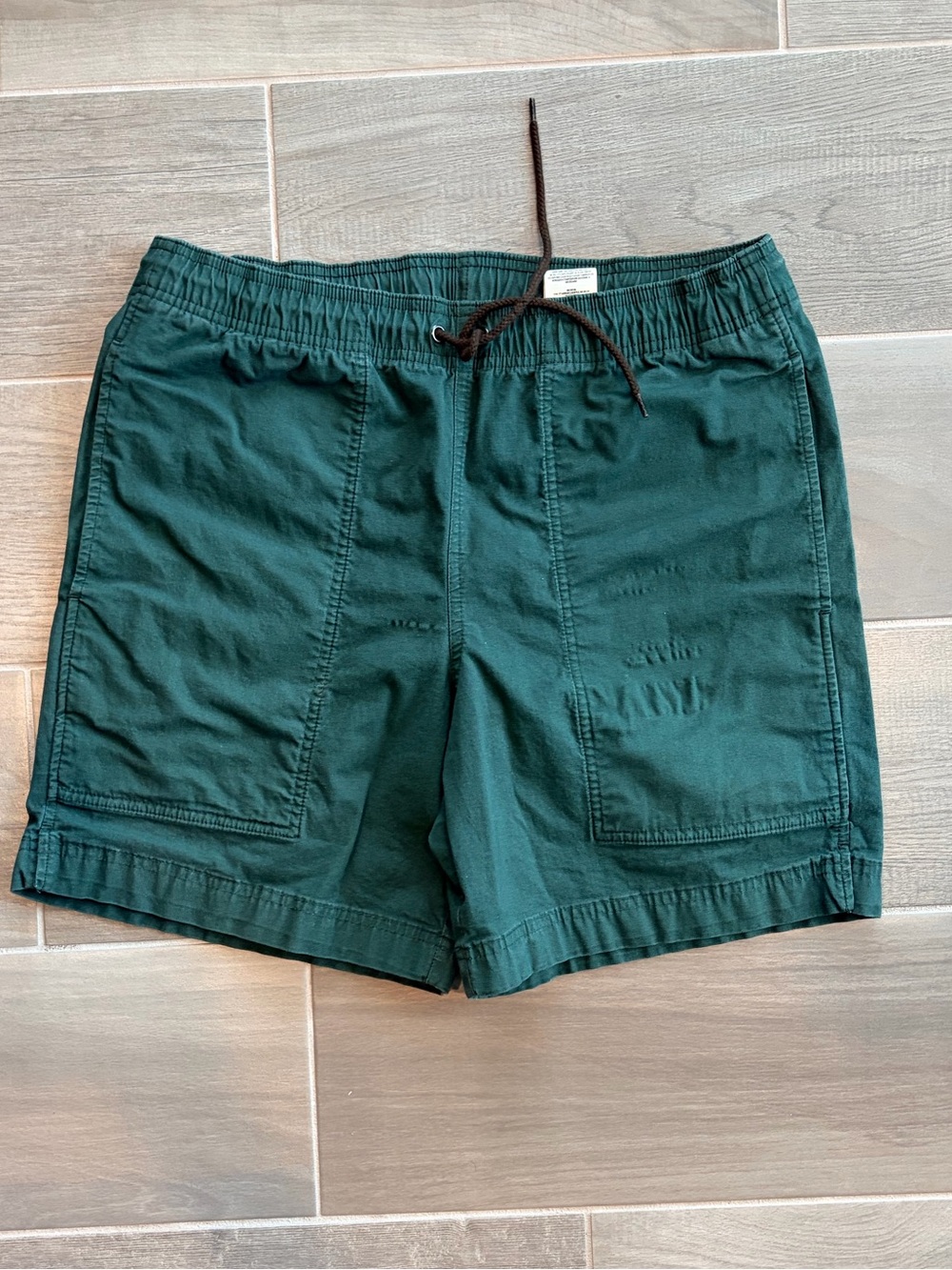 Filson Dark Green Elastic-Waist Utility Shorts